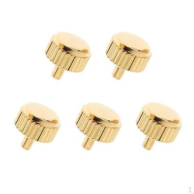 Корона из золотой стали, 5 шт., прочная для ремонта часов, сборка своими руками - мм