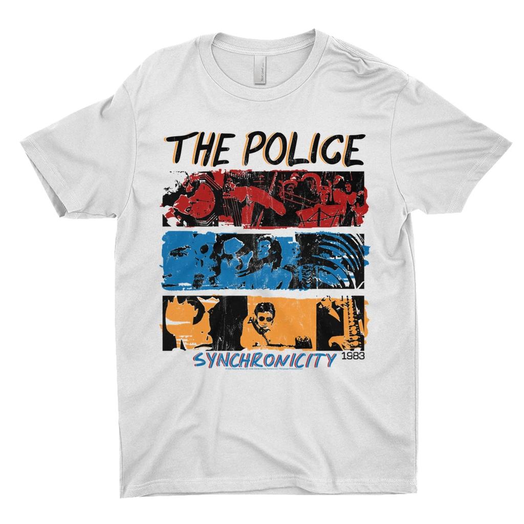 The Police 1983 Synchronicity Tour Distressed TShirt Merchbar Exclusive Comfortable Fashion Women And Men Tshirts