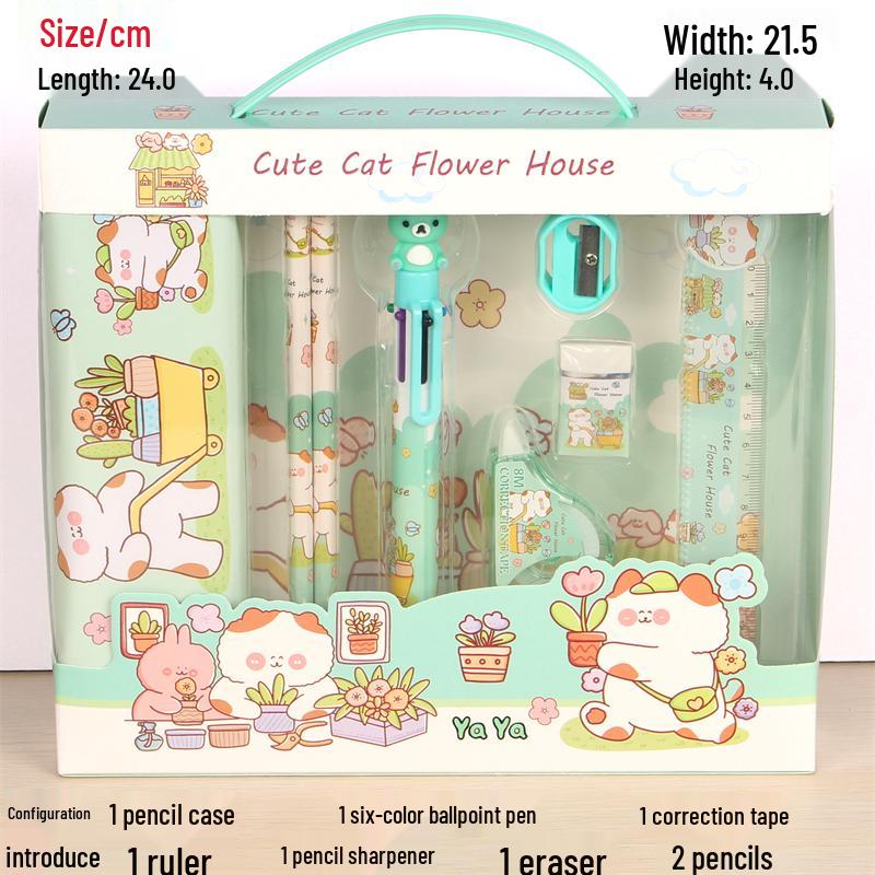 Детский подарочный набор канцелярских принадлежностей: Подарок на день рождения и Рождество для мальчиков и девочек