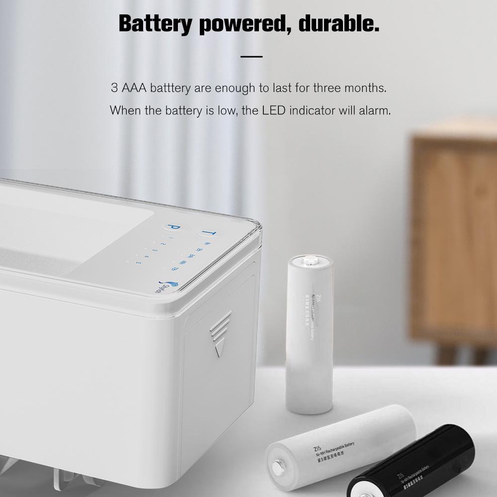 Автоматическая кормушка для рыбы, умный цифровой дозатор корма для рыб, таймер, кормушка для рыбы, 70 мл, на батарейках