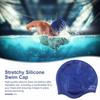 Swimming Cap Large Silicone Swim Cap with 3D Ear Protection Non-Slip Waterproof Bath Cap for Women Men Long/Short Hair