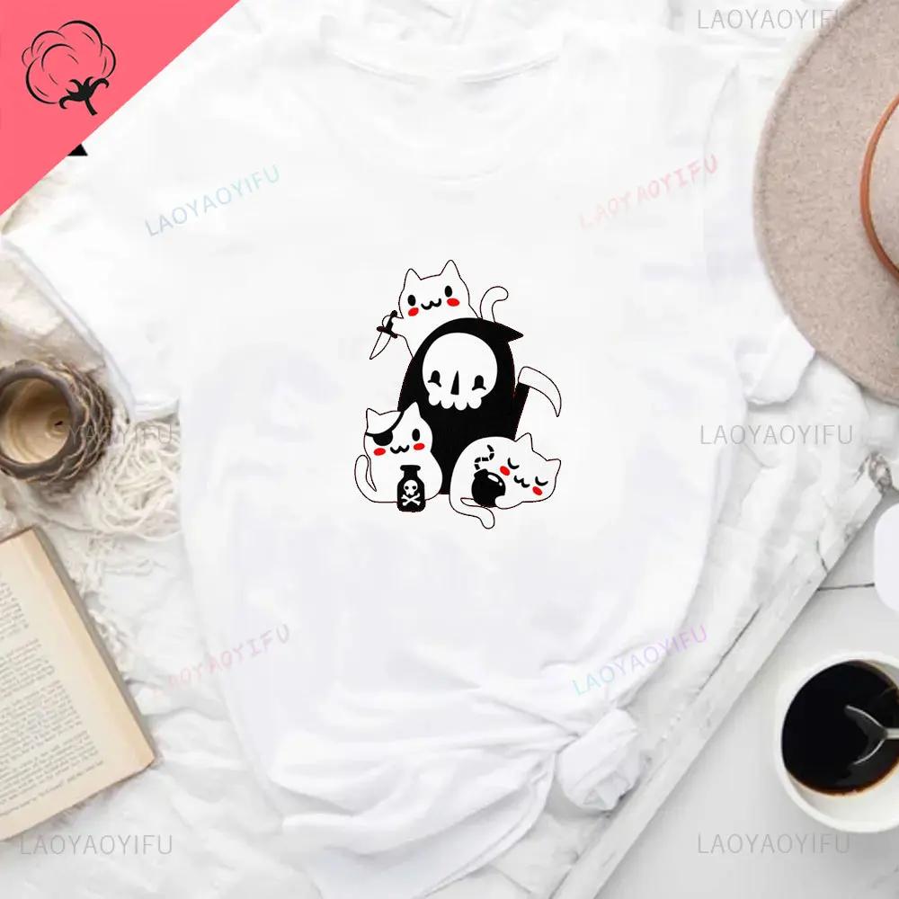 Death Is Coming Punk Funny Gothic Tshirt Dark Humor Unisex Tee Horror Meme Pastel Goth Sarcastic Rude Classic Streetwear