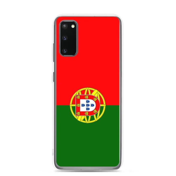 Coque Téléphone - Samsung - Galaxy S20 Ultra - Drapeau Portugal - Souple - Multicolore