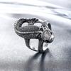 Personalized Retro Lizard Men's Titanium Steel Ring Stainless Steel Jewelry