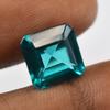 NATURAL Green Tourmaline 7 Ct Square Cut   Loose Gemstone For Wedding