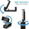Foldable Travel Mobile Phone Stand, Portable Desktop 360-Degree Rotating Multi-functional Retractable Mobile Phone Stand