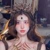 Элегантные готические короны головной убор роскошный нимб богини головной убор барочная стразовая корона лолита