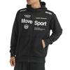 Толстовка с капюшоном Descente Light Smooth Sweat Full Zip Stretch Training Running ST4FSW41M 2L [Move Sports] BK00(ST4FSW41M)