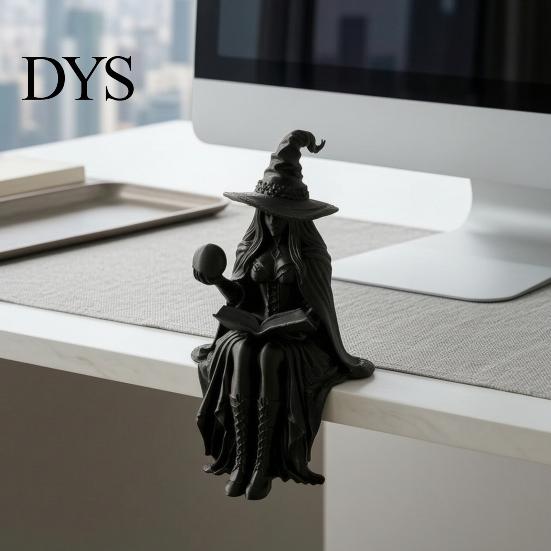 Модель Фэнтези Персонажа 3D Печатная Фигурка Гадалки, Хэллоуин Мистическая Цыганская Статуэтка для Полки Темный Стиль Домашний Декор Настольный Дисплей,