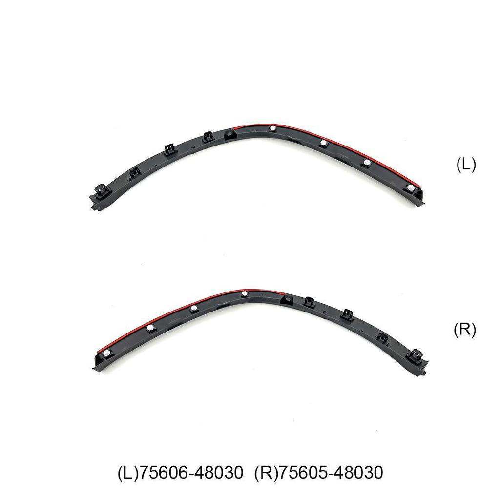 Совместимый Fender Wheel Eyebrow для Lexus RX 20-23: Детали 75602-48060/75606-48030