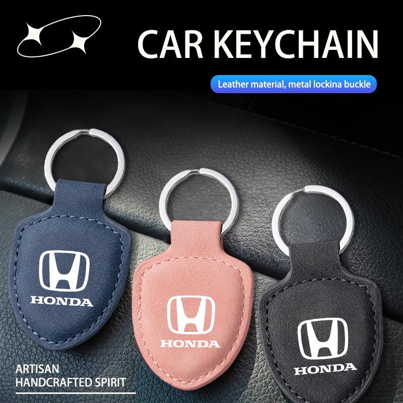 Car Keychain Holder KeyRing Protection Decoration For Honda Civic FIT Accord Prelude CRV 5th City CRZ CRX Jazz HRV Pilot Odyssey XD9