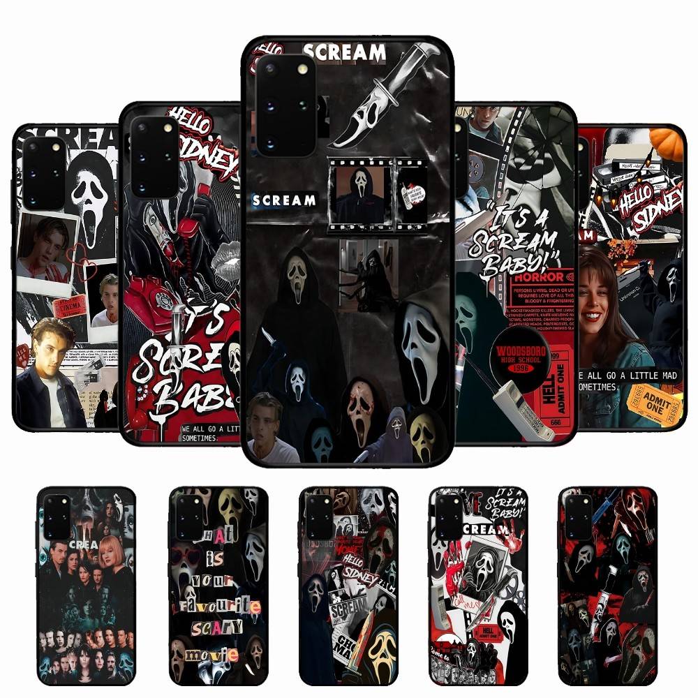Чехол для телефона Horor S-scream Dead для Samsung S 24 Fe 25 Ultra Plus 20 Lite 21 30 22 23 24 22 Ultra 5G Fundas