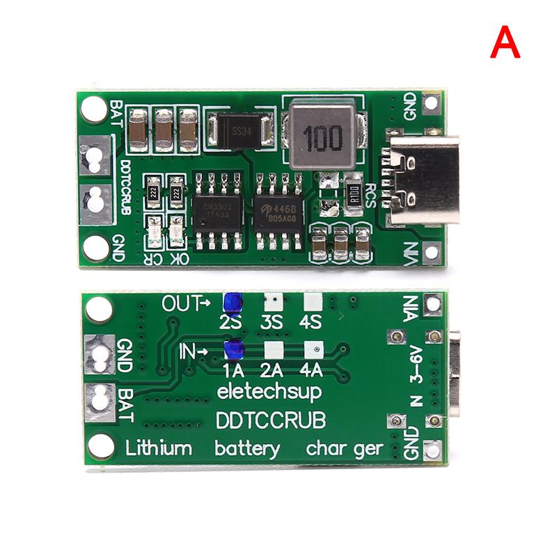 Многоэлементное 2S 3S 4S Type-C до 8,4 В 12,6 В 16,8 В липополимерное литий-ионное зарядное устройство