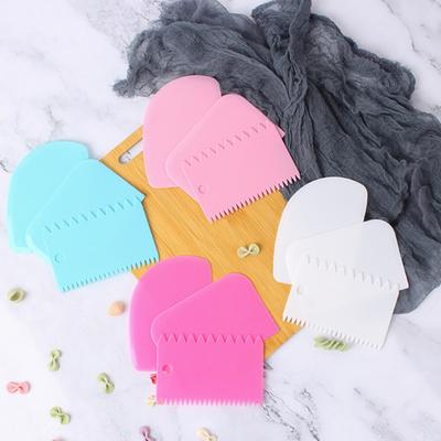 3 шт./лот скребок для крема, разглаживатель, сделай сам, украшение торта, помадка, формочки для теста, кухонные скребки, лопатки для выпечки, инструменты