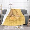 Cute Animal Guinea Pig Blanket Flannel All Season Portable Super Soft Throw Blanket for Bed Travel Bedspread
