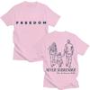 Charlie Kirk Freedom T Shirts Never Surrender Justice Men Women T-Shirt Oversized Cotton Casual High Quality T Shirt Streetwear