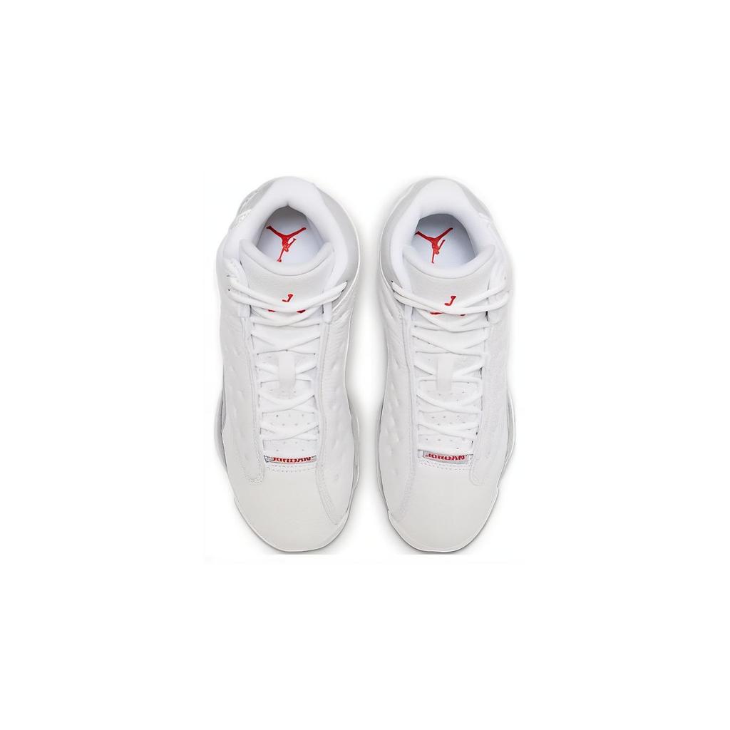 Детские кроссовки Air Jordan 13 Retro GS White Wolf Grey True-Red DJ3003-160