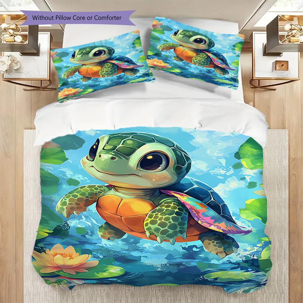 Комплект постельного белья с узором "черепаховый панцирь" Пододеяльник Наволочка Домашний Декор Подарок на День Рождения (1 пододеяльник + 2 наволочки, без наполнителя)