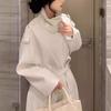 Ветровка Off-white Куртка женская осенняя британская стиль средней длины Темперамент Пальто Куртка Верх