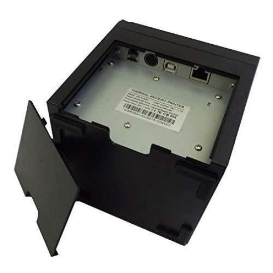 Wasin Tech Compact Thermal Receipt POS Commercial Use Black WS-R330H Printer, Register, USB, LAN, Smartphone/Tablet Printing, Roiverse, Sumaregi,