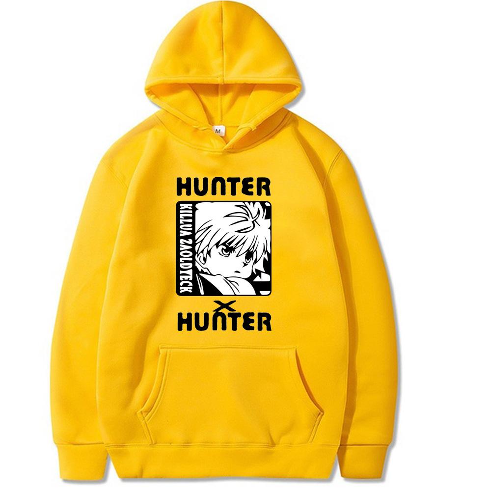 Японская анимация HUNTER Мужская толстовка Осенний свитшот Мужской Женский Модный дизайн Пуловер Мужские флисовые худи