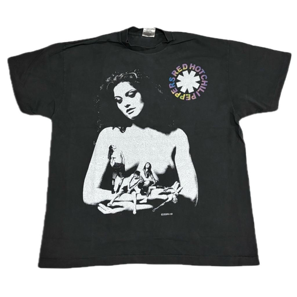 Винтажная футболка унисекс Red Hot Chili Peppers Mothers Milk 1989 года, тур 90-х, размер XL, РЕПРИНТ