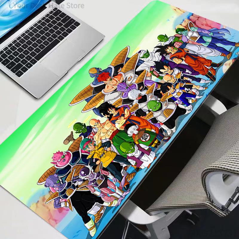 DBZ Dragon Ball Z Gaming Keyboard Rug Laptop Japan Cool Anime Mouse Pad Black mouse pads New Desk Mat PC Gamer Carpet Mousepad