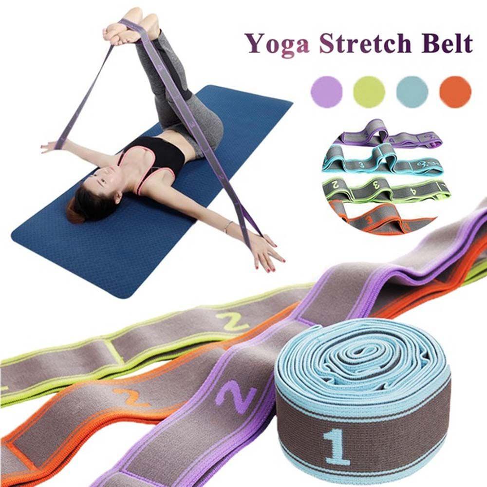 Fitness Latex wire Nylon Resistance Elastic Multi Loops Pilates Yoga Belt Tension Band Stretch Rope