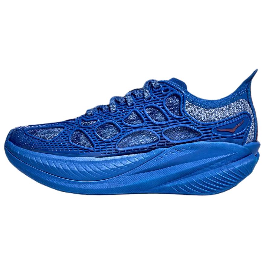 HOKA One One Mach X Caged Wind Art Comfortable Durable Running Shoes Unisex Running Shoes Blue 1168932-UNM