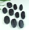 24-30 мм натуральный черный турмалин друзы овальный россыпью драгоценный камень 10 шт лот SY-132
