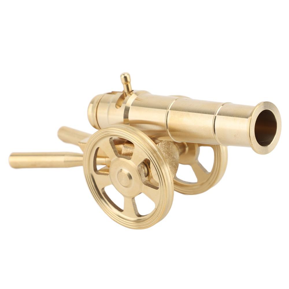 1pcs Hand Polished Desktop artillery figurine Decoration Tabletop Decor