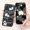 For Oppo A16 A16s A16k A16e Phone Case Soft Matte Silicone Capa Oppo A54s CPH2273 Funda Goothic Style Cartoon Panda Back Cover