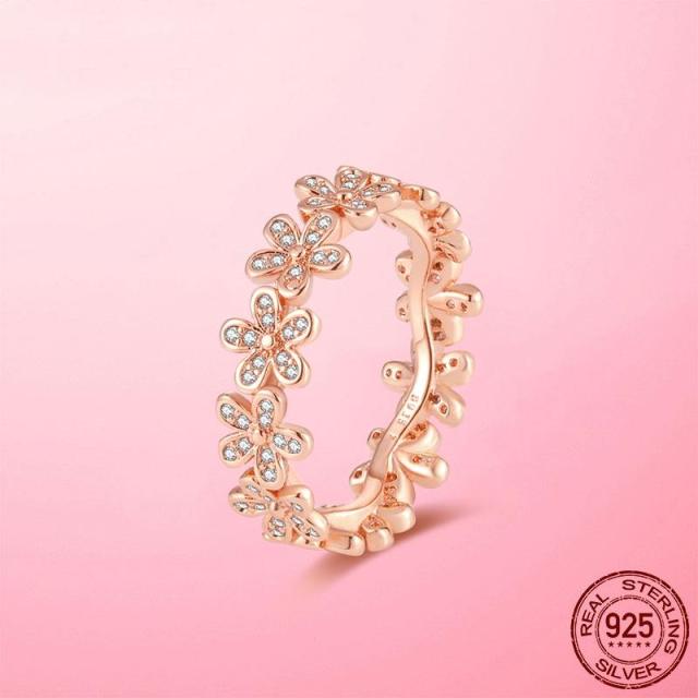 Кольца из стерлингового серебра 925 пробы Женские модные кольца