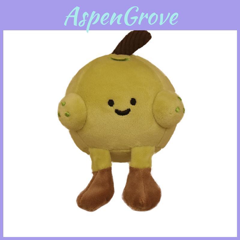Плюшевая игрушка Арбуз-Лимон из хлопка с коротким ворсом и ароматом, для подарков и брелоков на сумку