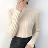 Fashion Half High Neck Base Sweaters Women Autumn Slim Fit Pullover Women Knitted Sweater Winter Long Sleeve Casual Casual Ladies Knitwear 24969