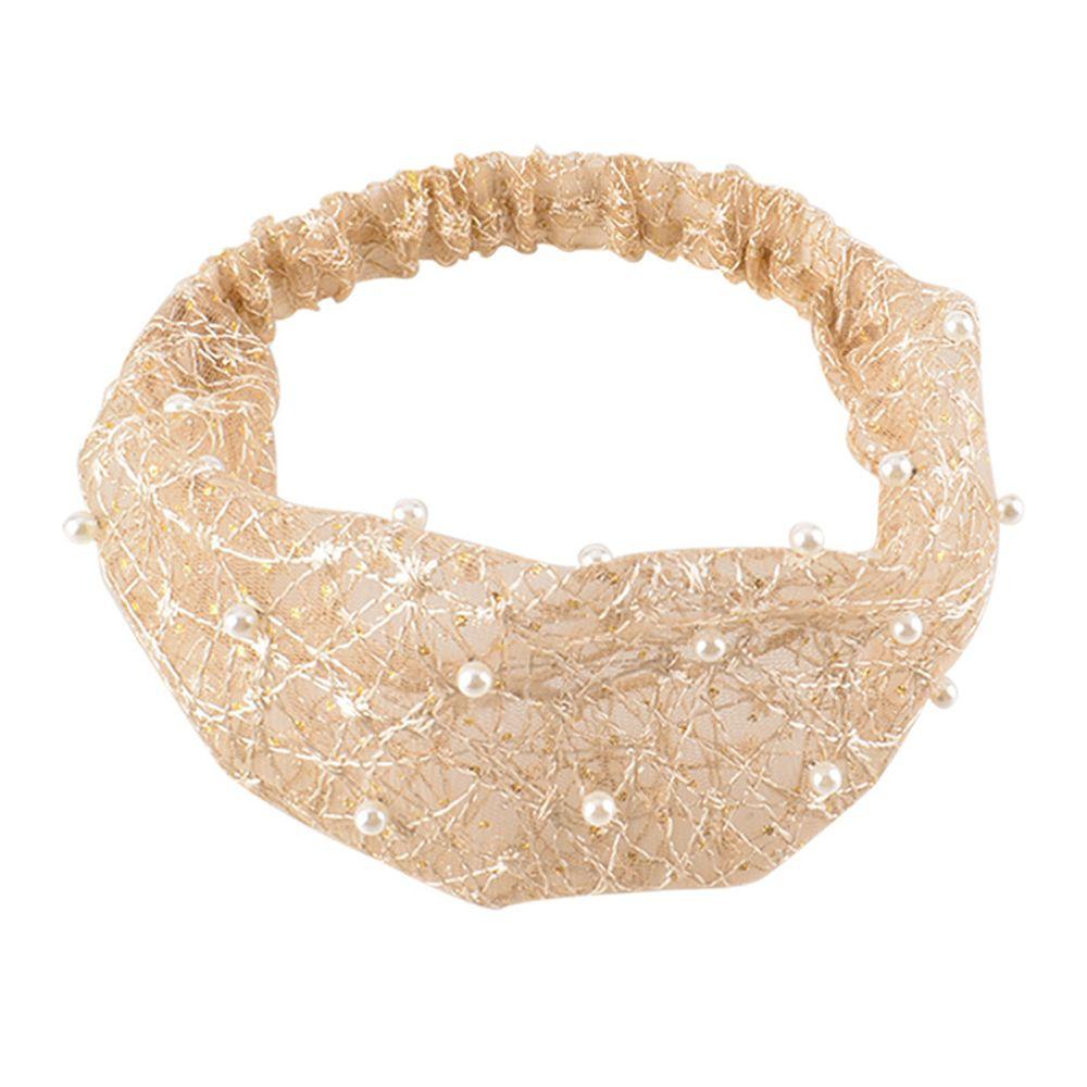 Аксессуары для волос Девочки Кружево Цветок Корейский стиль Повязки на голову Жемчуг Тюрбан Повязка на голову Женские Головные повязки