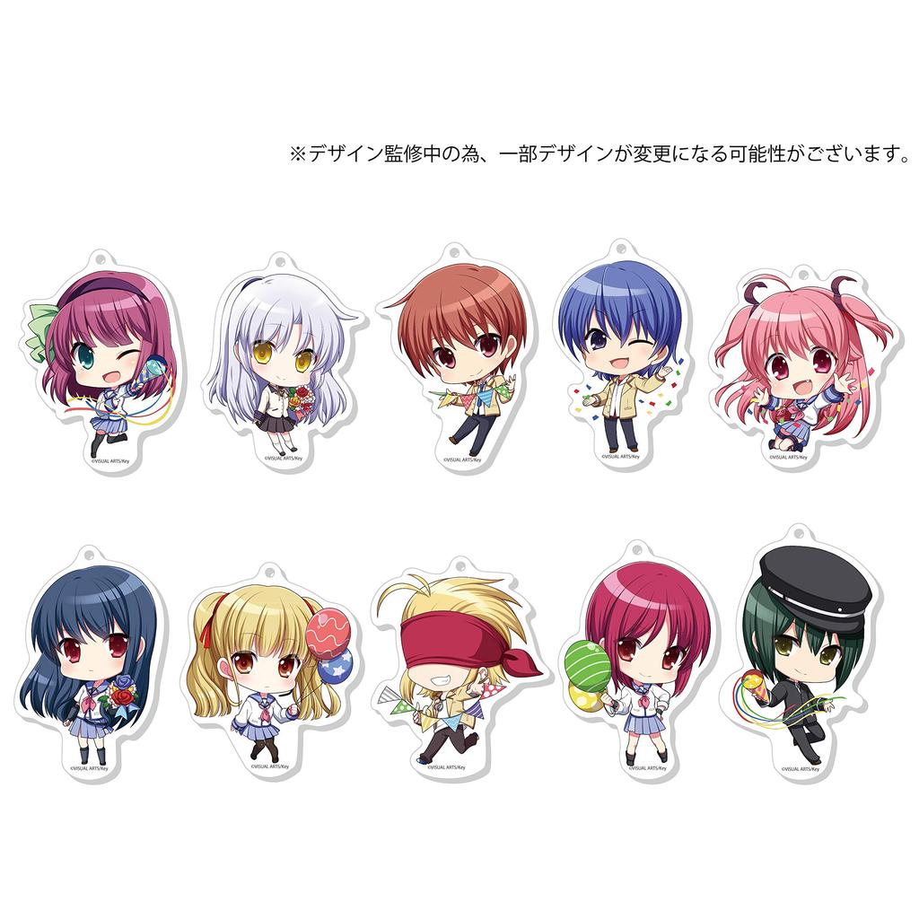 Брелок-подставка Angel Marutto 01 1 65 x 65 мм Акриловая коробка из 10 CS.FRONT Beats! Том. AN501-ABS01