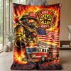 Fire-Racing Monster Trucks Theme blanket Lightweight Warm Flannel Blanket Decorative Throw Blanket for Home Decoration
