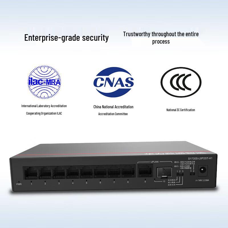 HUAWEI S1730S-L8P2ST-A1 Gigabit PoE Switch
