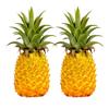 Archnote Food Sample Fruit Pineapple Display Figurine, Realistic, 2 Pieces