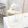 Baby Droplet Sun Hat With Removable Face Shield Infant Protective Bucket Cap For Outdoor Isolation And UV Protection