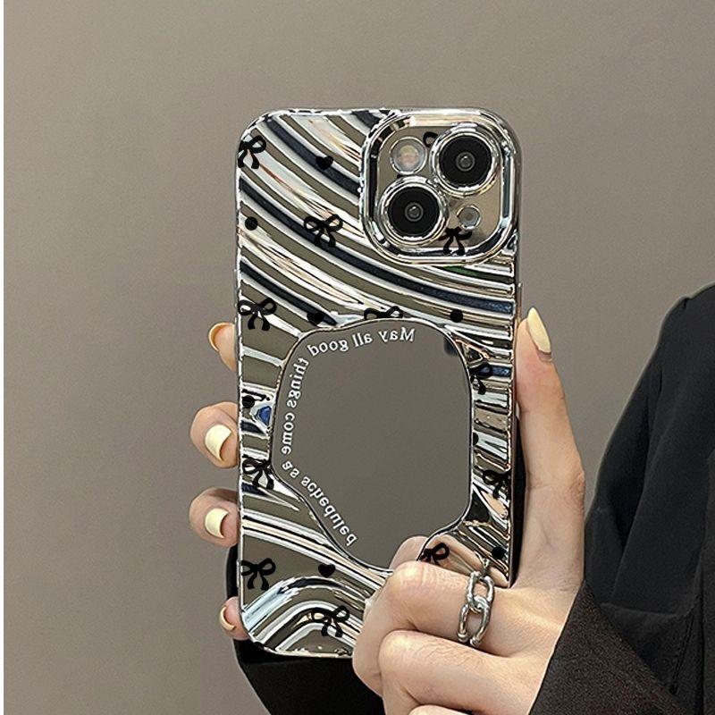 Makeup Mirror Phone Case for iPhone 11 13 16 Pro Max iPhone 14 15 12 13 Pro Max 16 Plus 13 Pro Samsung A55 A54 A15 A12 A52S A34 A14 A30S A53 A52 A50