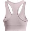 Under Armour Rival Mid Fashion Soft Skin-Fit Pullover Sports Bra Женское нижнее белье Серый Фиолетовый 1384419-015