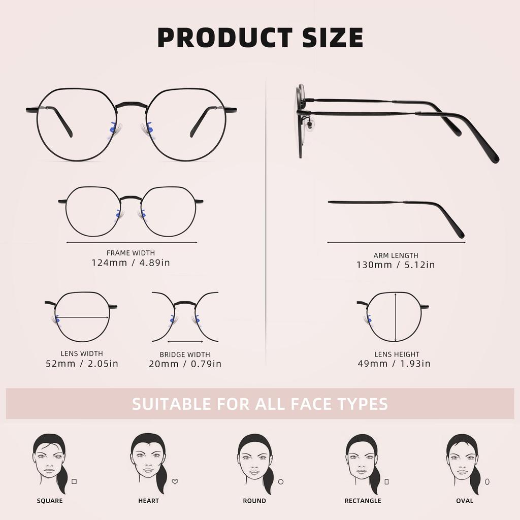 SPEEDHYUN Advanced Blue Light Filter Glass Glass для длительного использования экрана и чтения