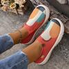 Женские слипоны Новые повседневные туфли на толстой подошве с росписью и женские туфли на плоской подошве