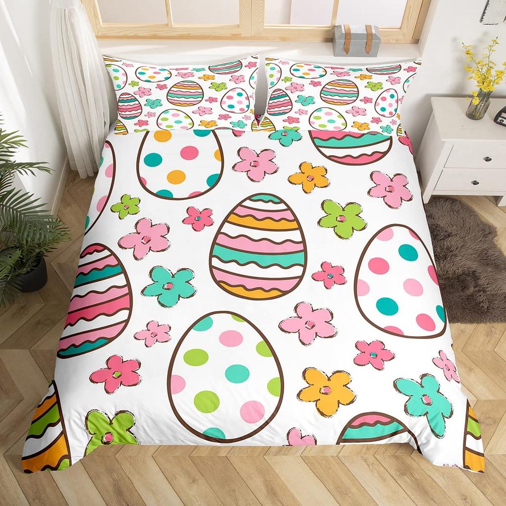 Коллекция постельного белья с пасхальным кроликом, золотым лосем, рогами и звездами, мультяшными животными для девочек и мальчиков, в стиле каваи.