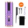 USB Auto Rotate Ceramic Hair Curler Portable Auto Curler LED Display Temperature Professional Curler