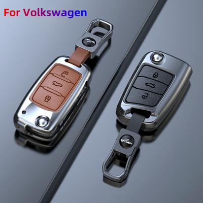 Чехол для ключей из цинкового сплава для VW Volkswagen Tiguan Jetta от одиннадцати до шестнадцати Passat Golf Six Teramont Touareg, автомобильный брелок