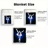 MJ 2D Flat Pattern Flannel Blanket High quality All Seasons Warmth and Comfort Perfect for Christmas Gifts.DMT0925299