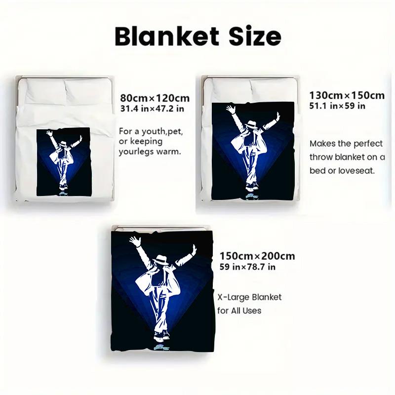 MJ 2D Flat Pattern Flannel Blanket High quality All Seasons Warmth and Comfort Perfect for Christmas Gifts.DMT0925299